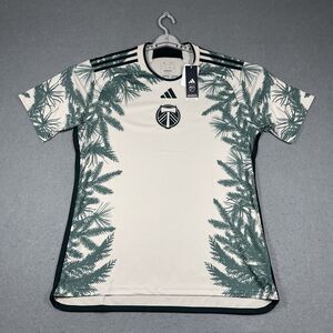 Portland Timbers Jersey Mens XL Ivory adidas 2024 Away Match Kit Sponsorless